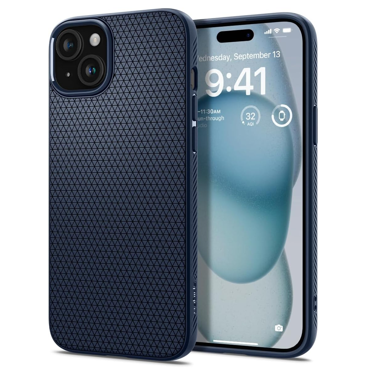 Spigen Liquid Air Phone Case - For iPhone 15 - mosaccessories