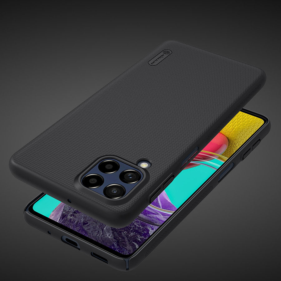 Nillkin Super Frosted Shield Hard Black Case - For Samsung Galaxy M53 - mosaccessories