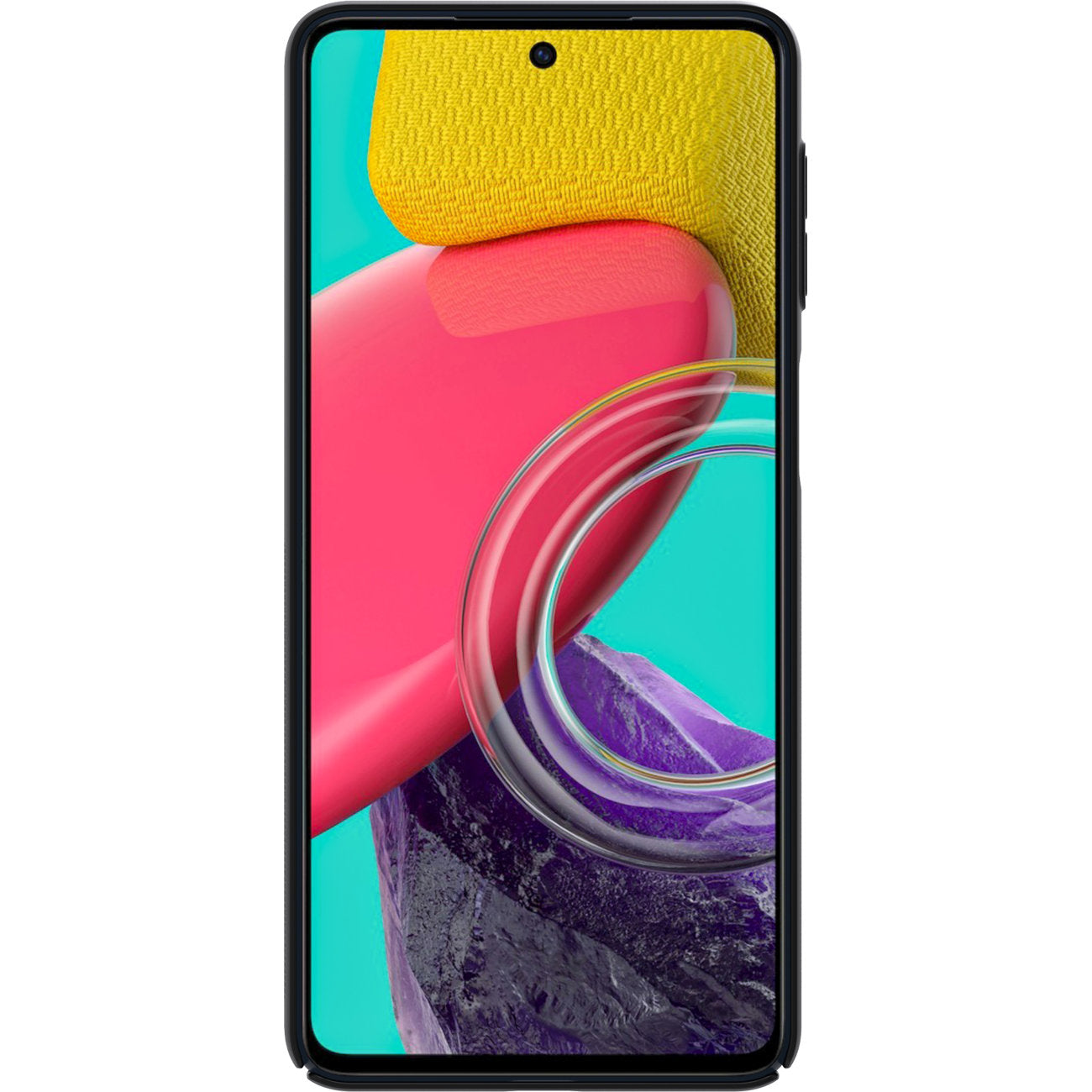 Nillkin Super Frosted Shield Hard Black Case - For Samsung Galaxy M53 - mosaccessories