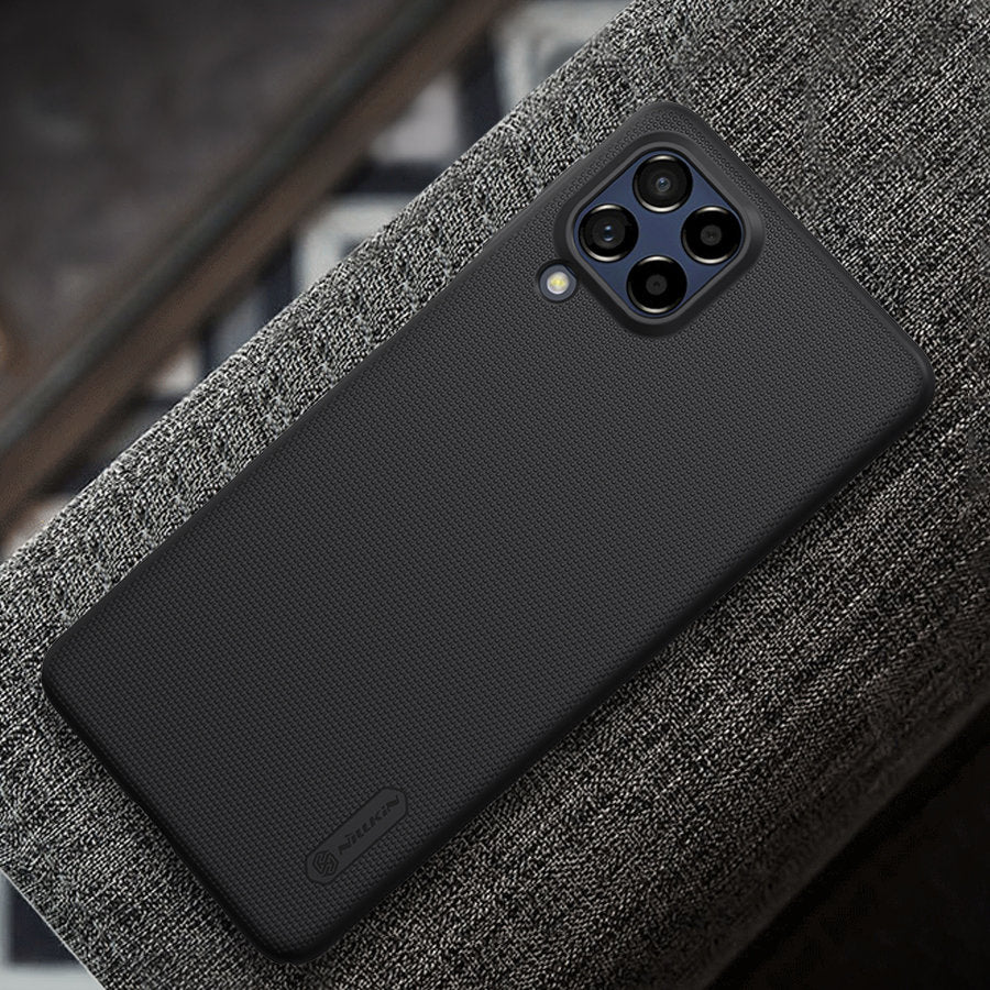 Nillkin Super Frosted Shield Hard Black Case - For Samsung Galaxy M53 - mosaccessories