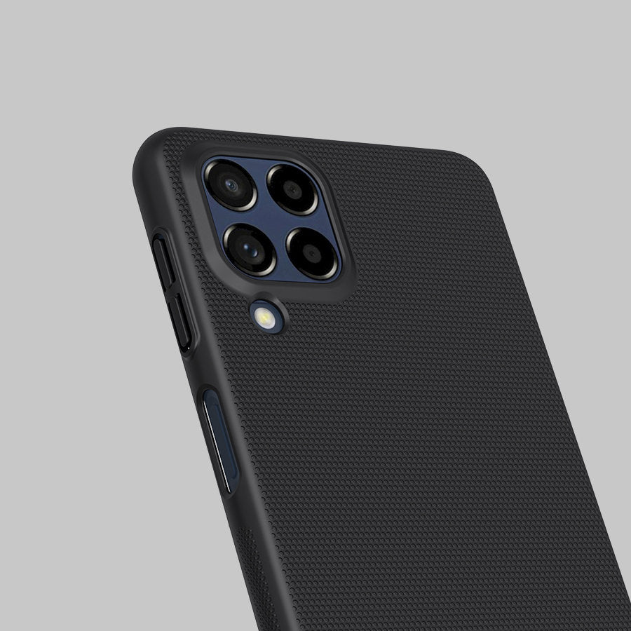 Nillkin Super Frosted Shield Hard Black Case - For Samsung Galaxy M53 - mosaccessories
