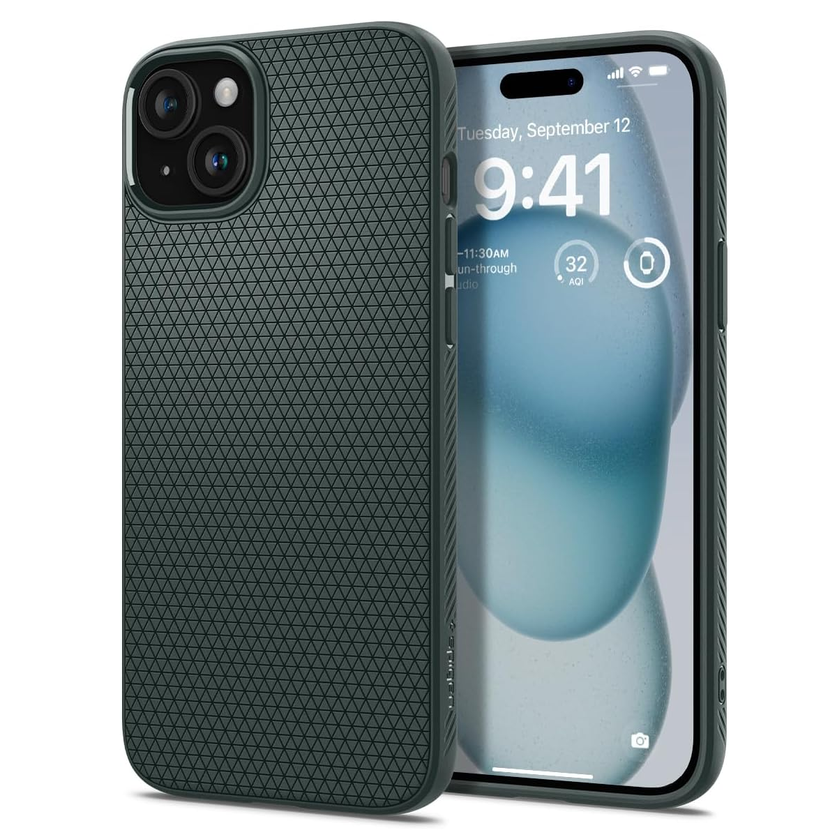 Spigen Liquid Air Phone Case - For iPhone 15 - mosaccessories