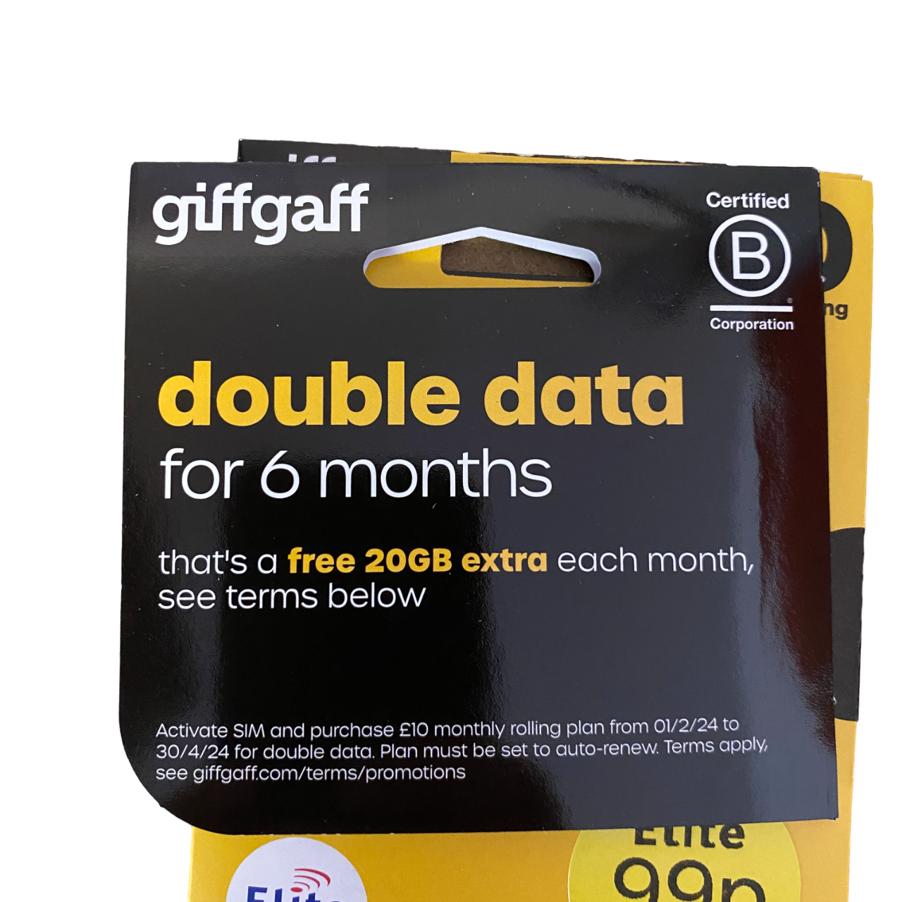 giffgaff Pay As You Go Sim Card - £10 - MosAccessories.co.uk