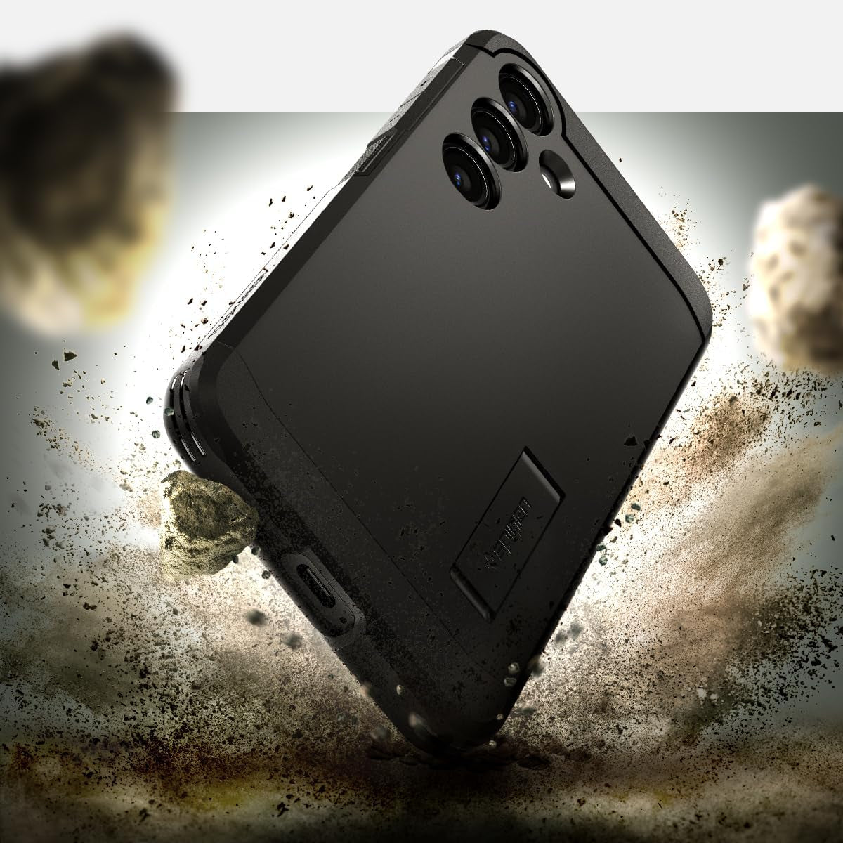 Spigen Tough Armor Black Case - For Samsung Galaxy S24