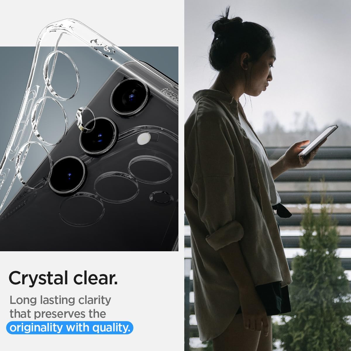 Spigen Liquid Crystal Clear Case - For Samsung Galaxy S24