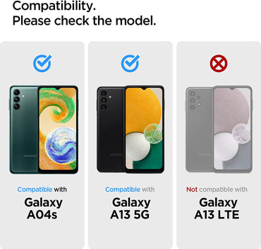 Spigen Rugged Armor Matte Black Case - For Samsung Galaxy A13 5G / A04s - mosaccessories