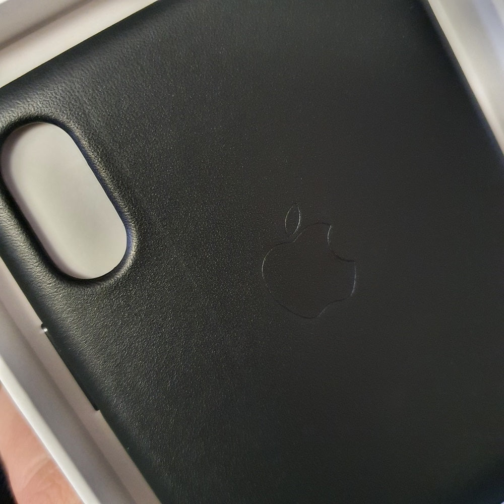 Apple Leather Black Case - For iPhone Xs Max - mosaccessories