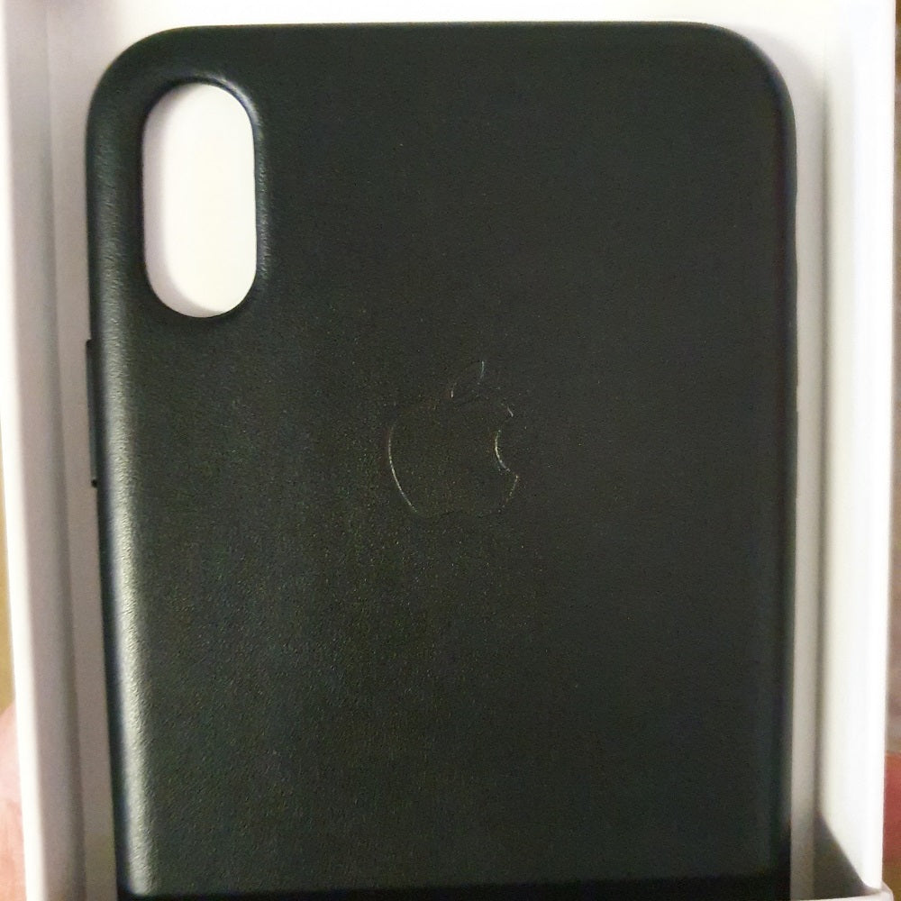 Apple Leather Black Case - For iPhone Xs Max - mosaccessories