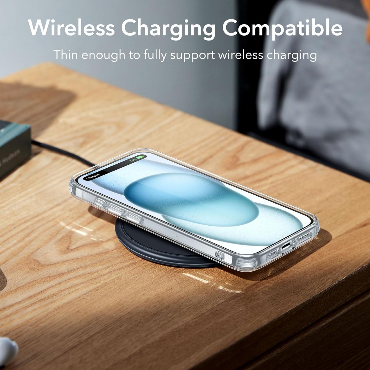 ESR Zero Series Clear Shockproof TPU Case - For iPhone 15 Plus - mosaccessories