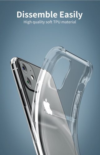 Soft TPU Clear Case With Card Slot - For iPhone 11 - mosaccessories