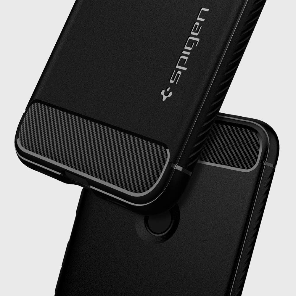 Spigen Rugged Armor Matte Black Case - For Google Pixel 5 - mosaccessories