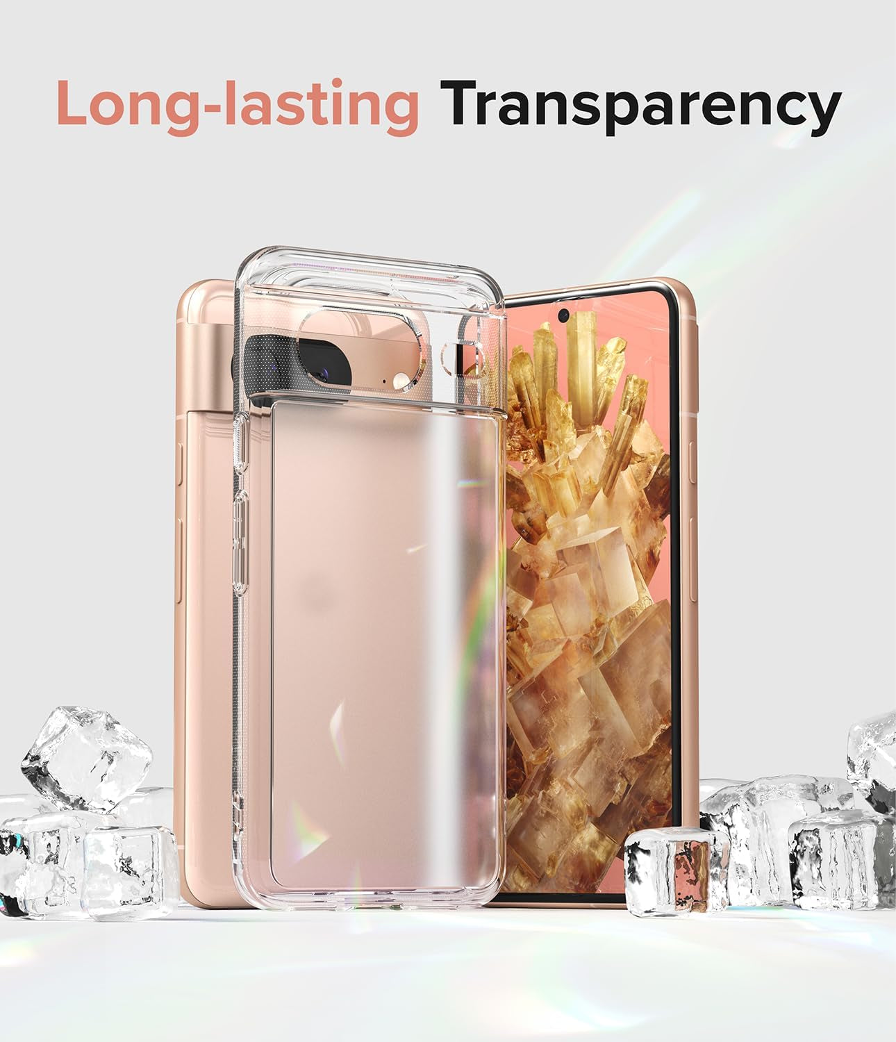 Ringke Fusion Clear Case - For Google Pixel 8