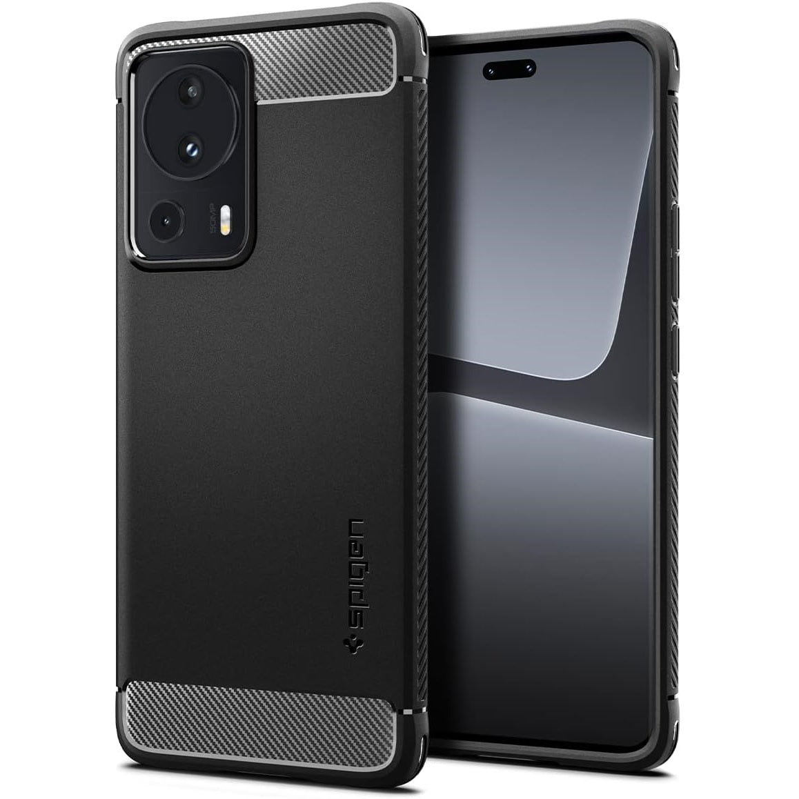 Spigen Rugged Armor Matte Black Case - For Xiaomi 13 Lite