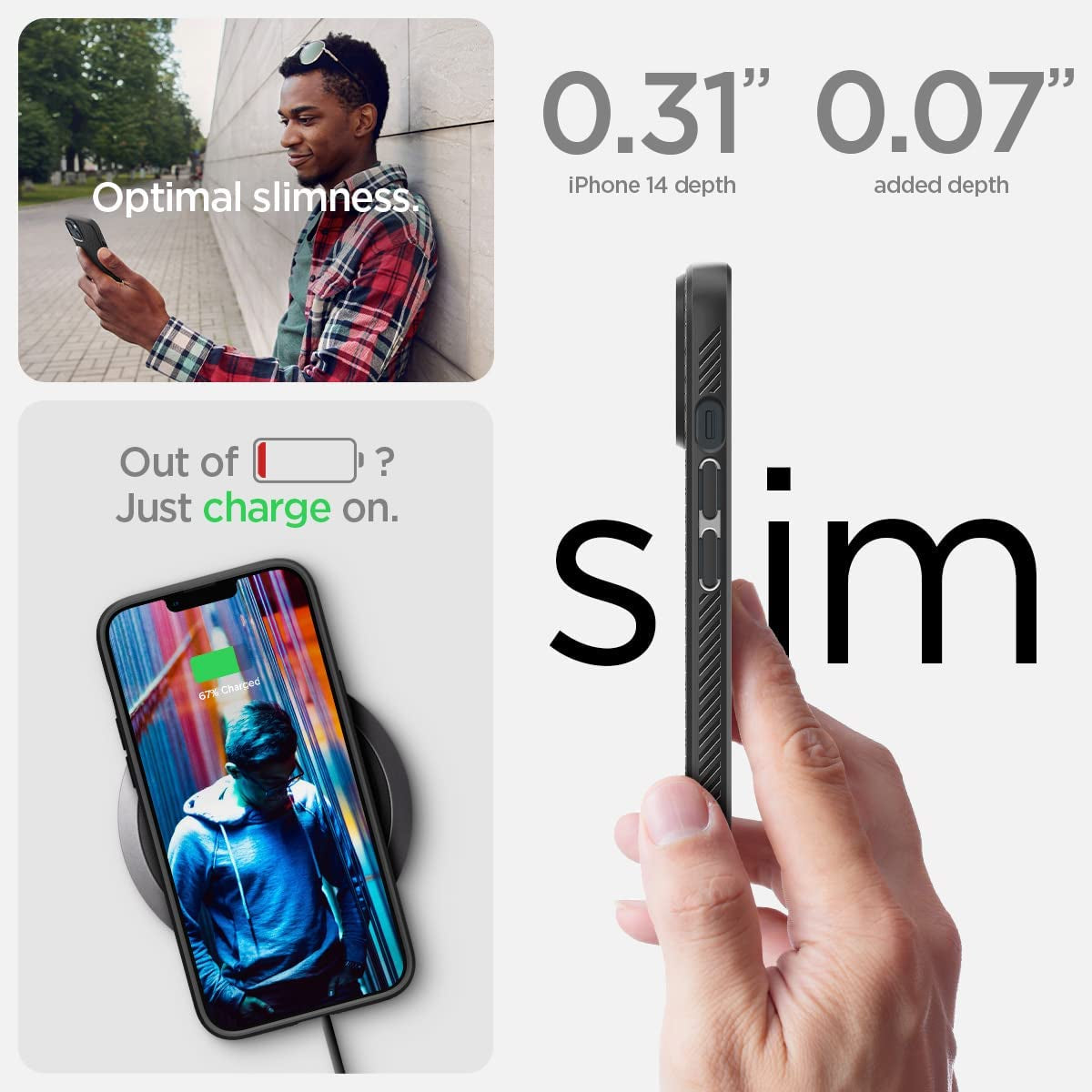 Spigen Liquid Air Case - For iPhone 14 - mosaccessories
