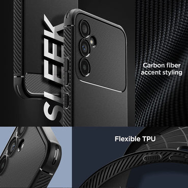Spigen Rugged Armor Matte Black Case - For Samsung Galaxy A54