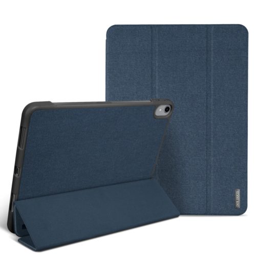 Dux Ducis Domo Series Blue Wallet Case with Apple Pencil Holder - For iPad Pro 11 - mosaccessories