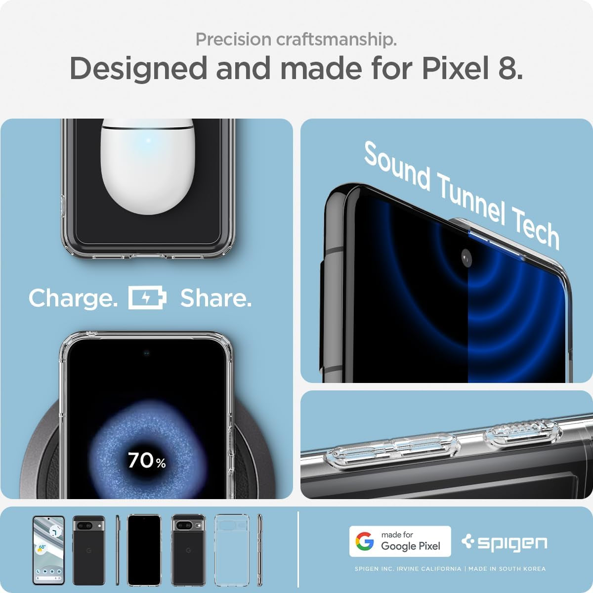 Spigen Ultra Hybrid Case - For Google Pixel 8