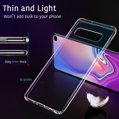 ESR Essential Zero TPU Clear Case - For Samsung Galaxy S10+ (Plus) - mosaccessories