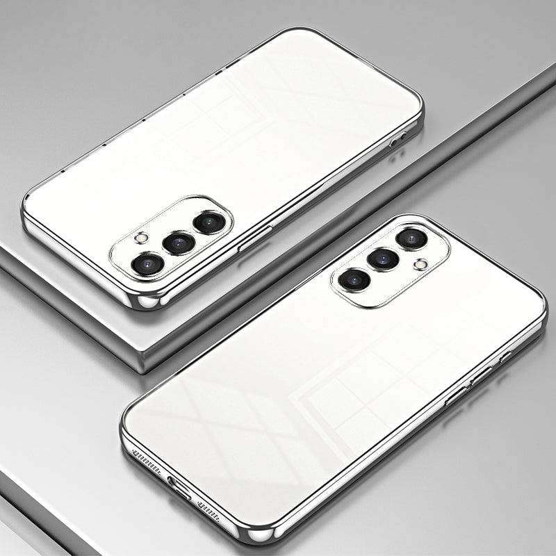 Electroplating Case Anti-Fall TPU Silver Phone Cover - For Samsung Galaxy S24