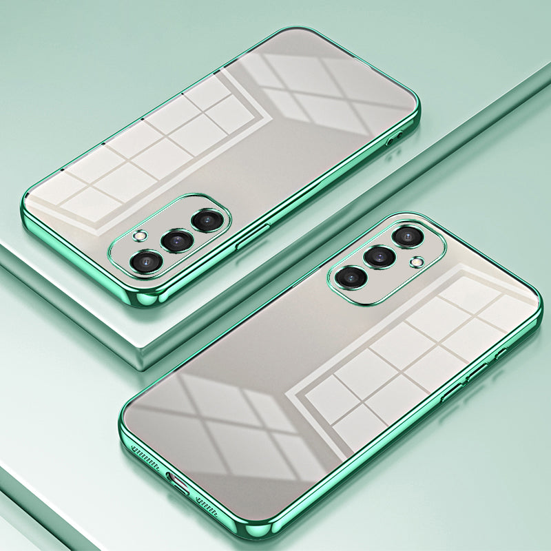 Electroplating Case Anti-Fall TPU Green Phone Cover - For Samsung Galaxy S24
