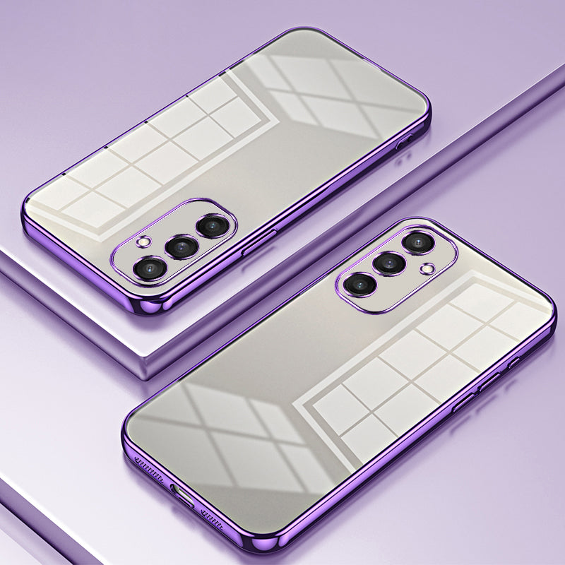 Electroplating Case Anti-Fall TPU Purple Phone Cover - For Samsung Galaxy S24