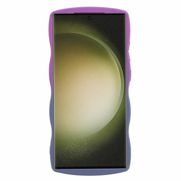 JTW Series Purple/Lavender Grey Phone Case Gradient Dual Colour TPU Cover - For Samsung Galaxy S24 Ultra