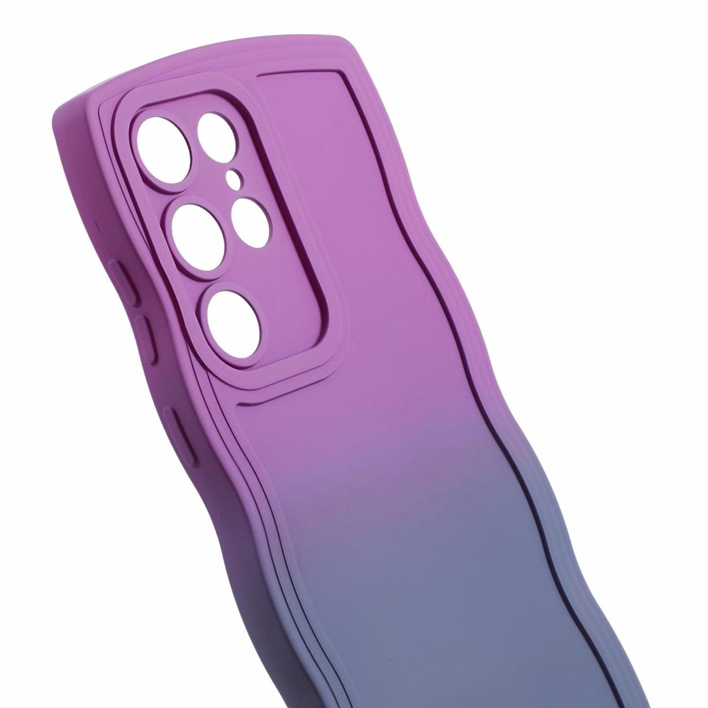 JTW Series Purple/Lavender Grey Phone Case Gradient Dual Colour TPU Cover - For Samsung Galaxy S24 Ultra