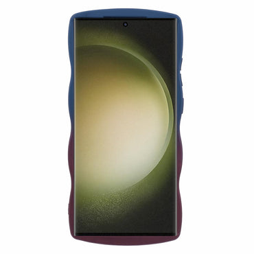 JTW Series Sapphire/Dark Purple Phone Case Gradient Dual Colour TPU Cover - For Samsung Galaxy S24 Ultra