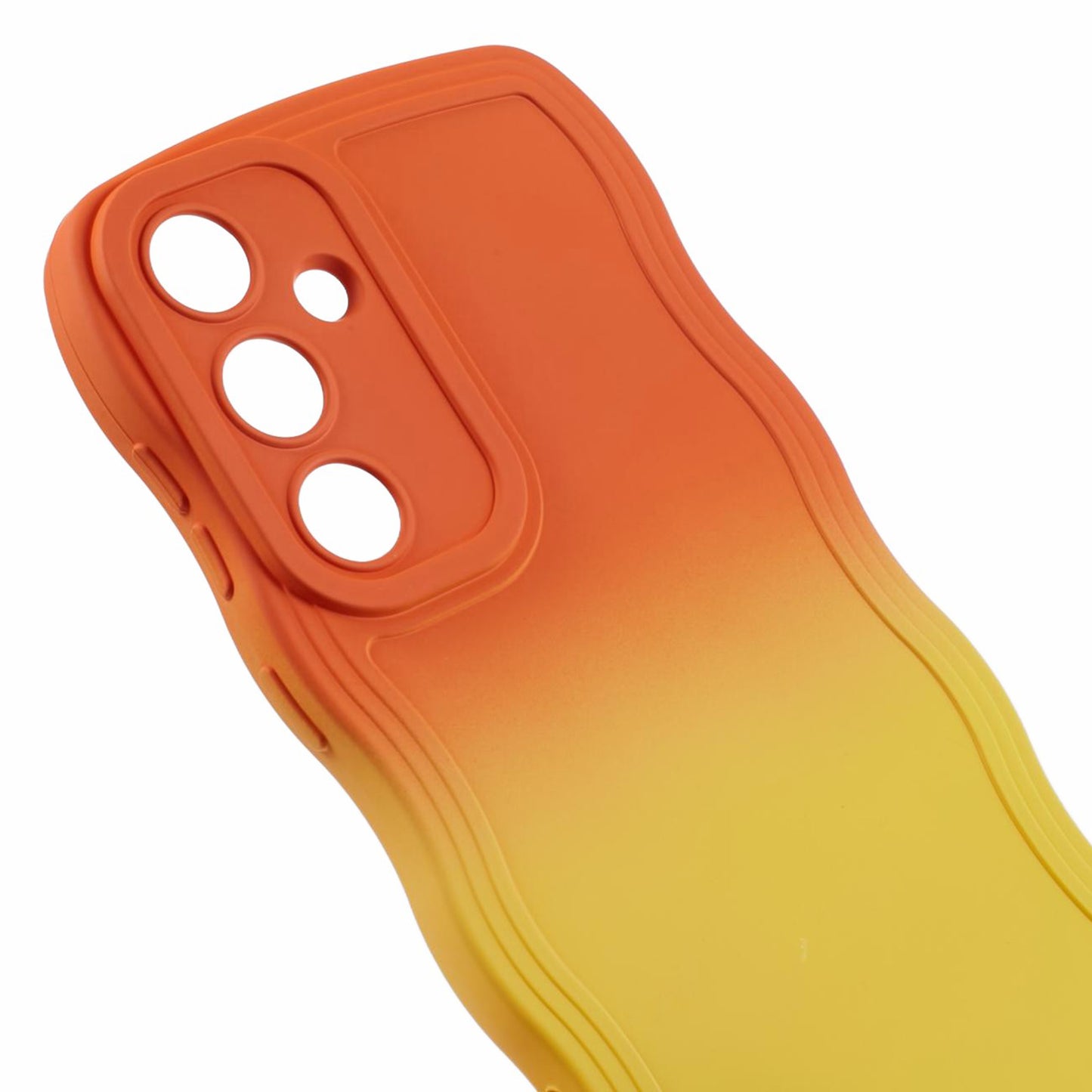 JTW Series Orange/Yellow Phone Case Gradient Dual Colour TPU Cover - For Samsung Galaxy S24