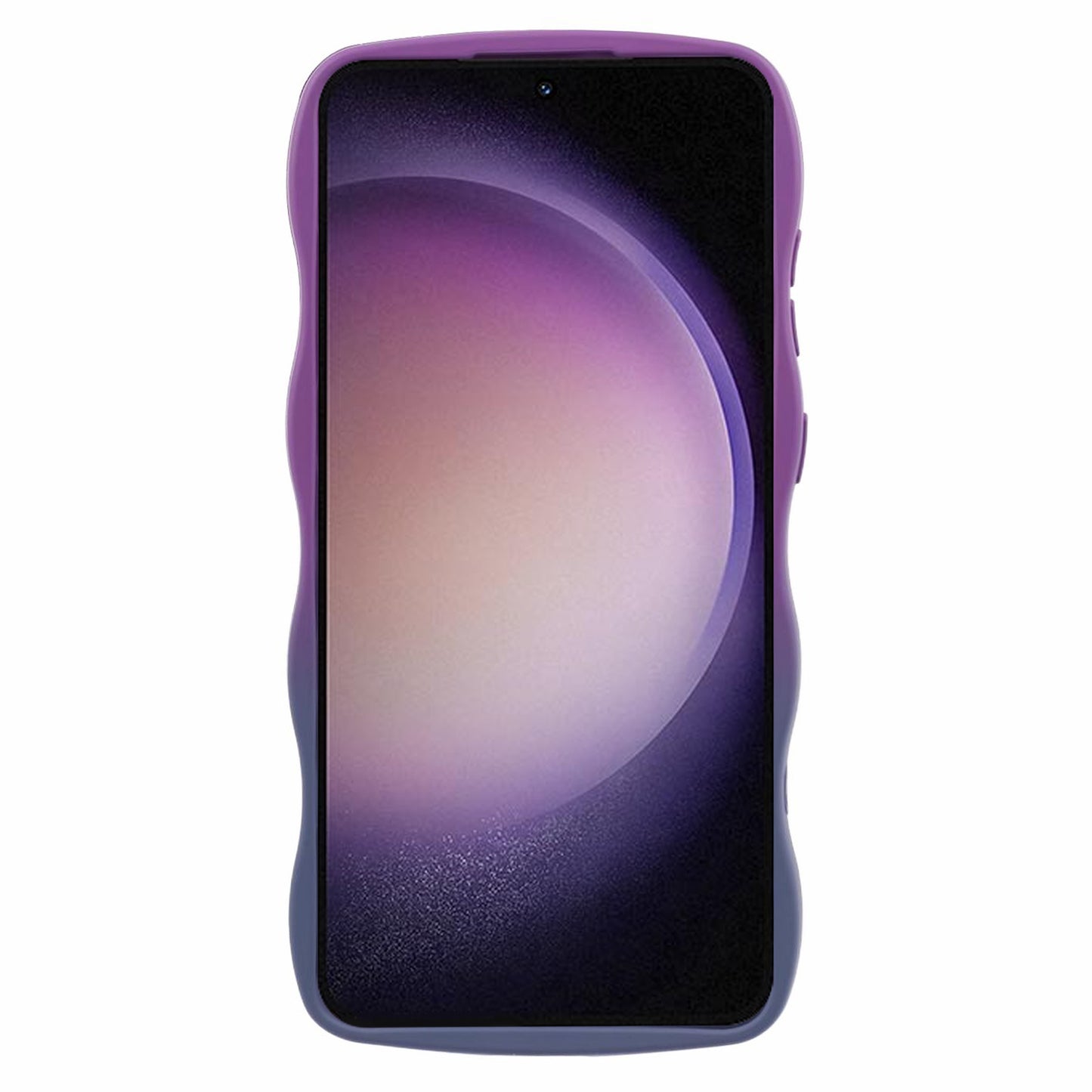 JTW Series Purple/Lavender Grey Phone Case Gradient Dual Colour TPU Cover - For Samsung Galaxy S24