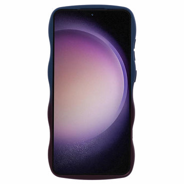 JTW Series Sapphire/Dark Purple Phone Case Gradient Dual Colour TPU Cover - For Samsung Galaxy S24