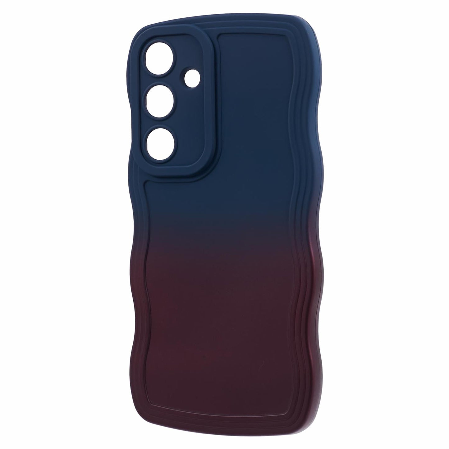 JTW Series Sapphire/Dark Purple Phone Case Gradient Dual Colour TPU Cover - For Samsung Galaxy S24