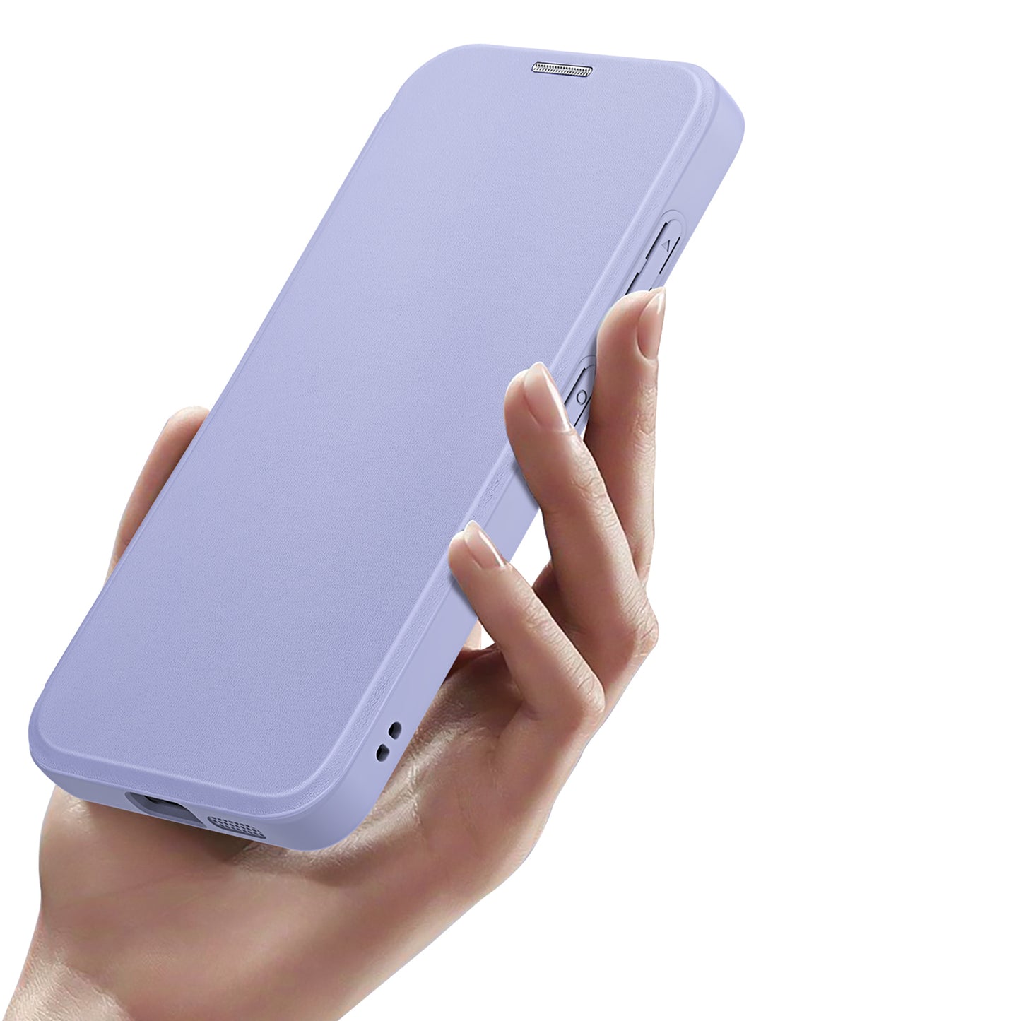DUX DUCIS Skin X Pro Case RFID Ring Kickstand Purple Cover Compatible with MagSafe - For Samsung Galaxy S24