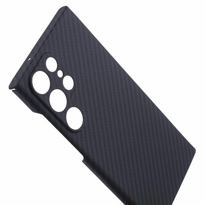 Aramid Fiber Case Slim 1500D Carbon Fiber Texture Black Phone Cover - For Samsung Galaxy S24 Ultra