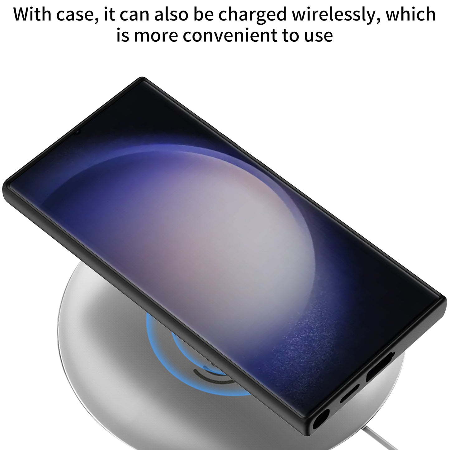GKK Carbon Fiber Texture Magnetic Phone Case with Rotary Ring Kickstand - For Samsung Galaxy S24 Ultra
