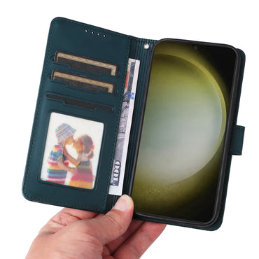 BETOPNICE Leather Case Wallet Detachable 2-in-1 Blue Phone Cover - For Samsung Galaxy S24+