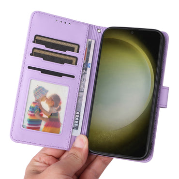 BETOPNICE Leather Case Wallet Detachable 2-in-1 Purple Phone Cover - For Samsung Galaxy S24+