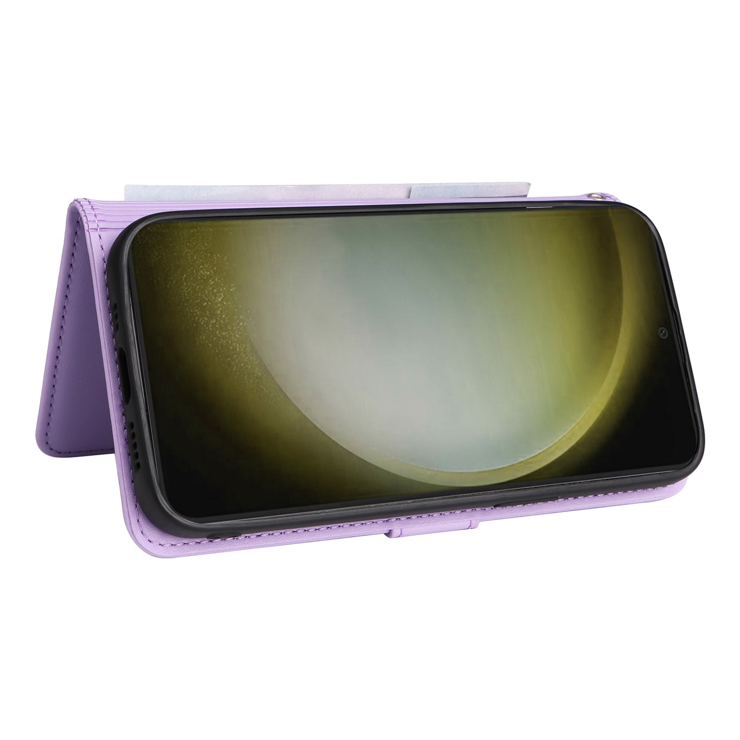 BETOPNICE Leather Case Wallet Detachable 2-in-1 Purple Phone Cover - For Samsung Galaxy S24+