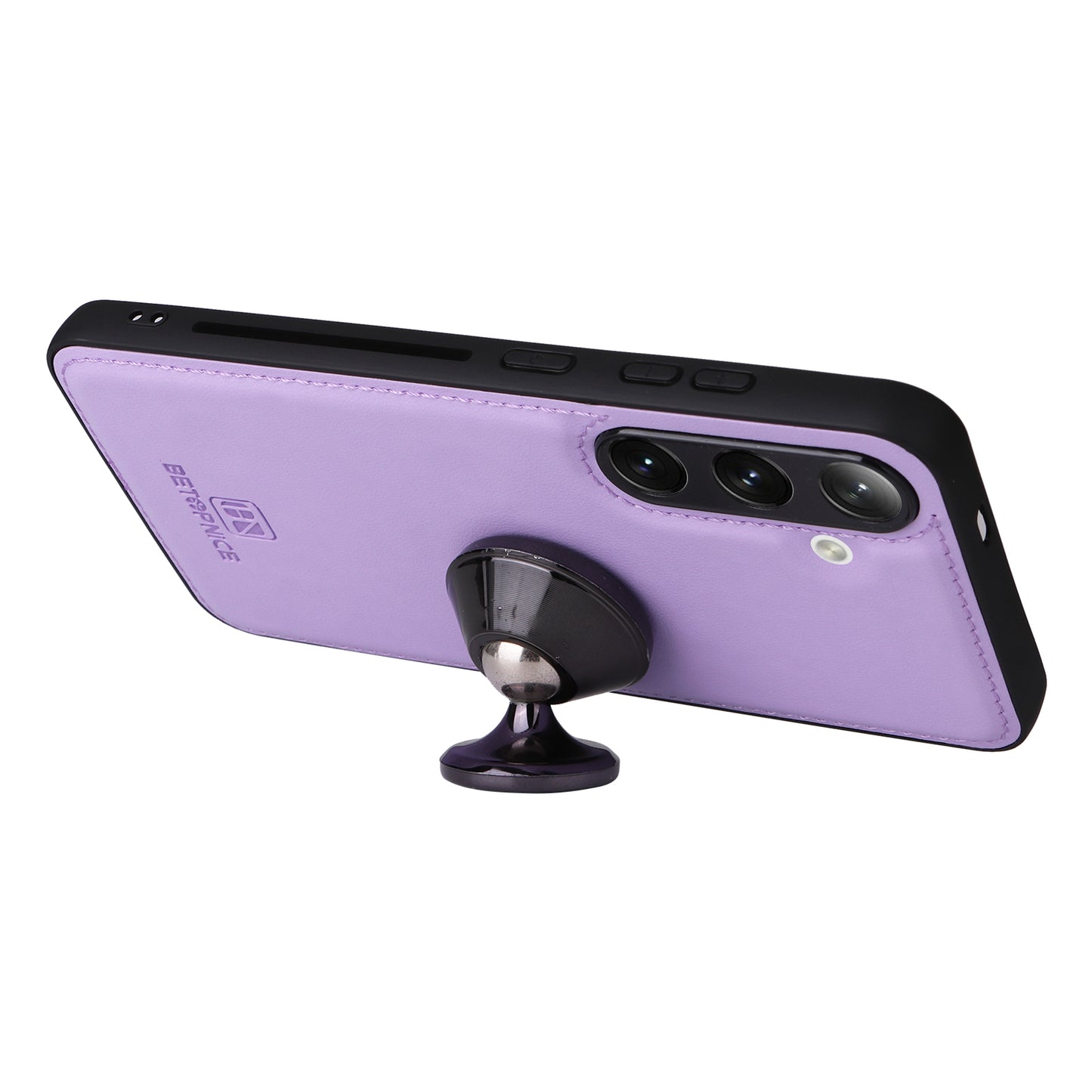 BETOPNICE Leather Case Wallet Detachable 2-in-1 Purple Phone Cover - For Samsung Galaxy S24+