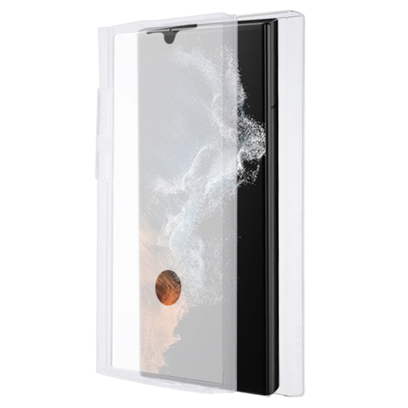 Acrylic + TPU Clear Phone Cover with PET Film All-Around Protection - For Samsung Galaxy S24 Ultra