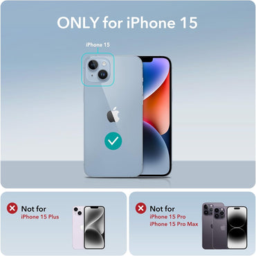 ESR Cloud Kickstand Halolock MagSafe Silicone Case - For iPhone 15 - mosaccessories