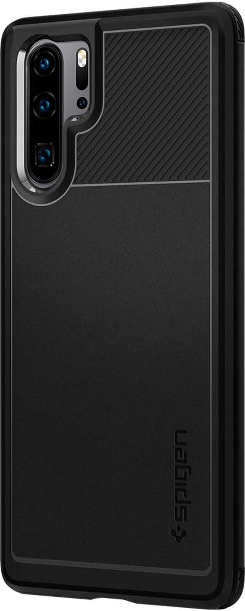 Spigen Rugged Armor Matte Black Case - For Huawei P30 Pro - mosaccessories