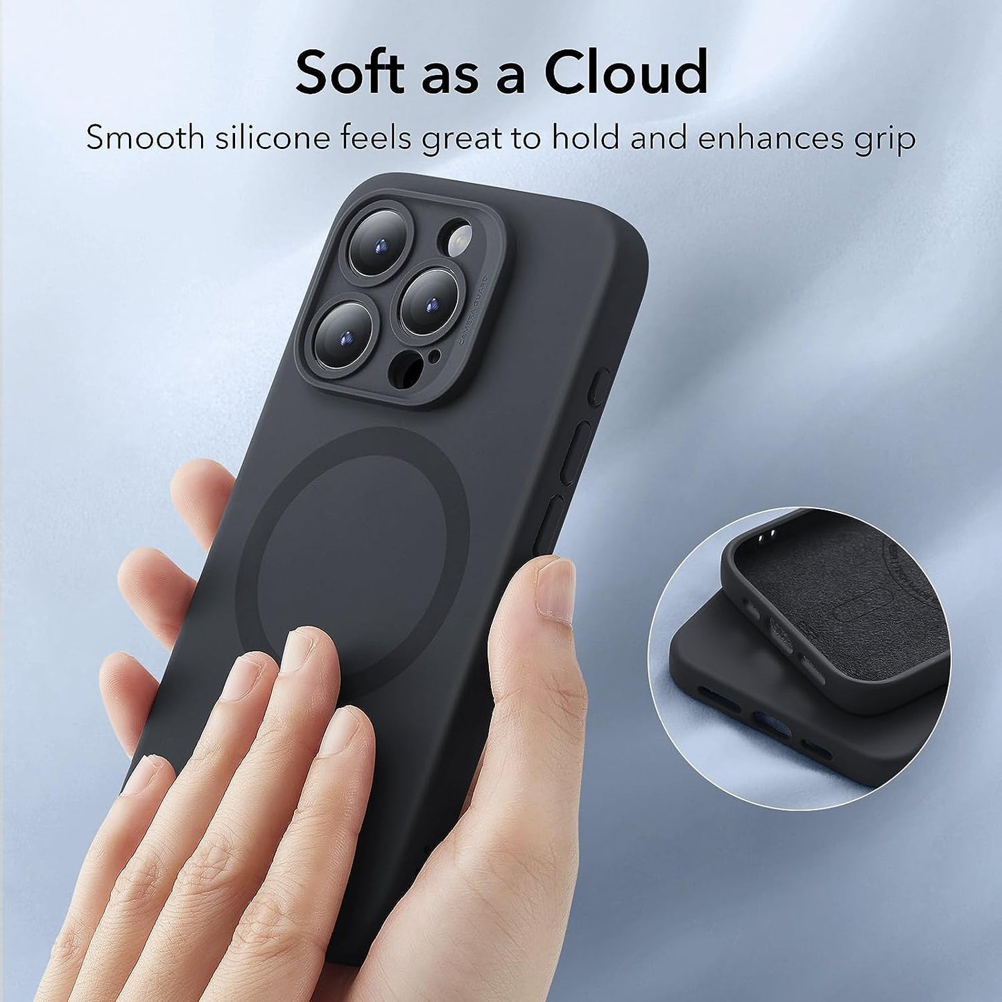 ESR Cloud Halolock MagSafe Case - For iPhone 15 Pro Max - mosaccessories