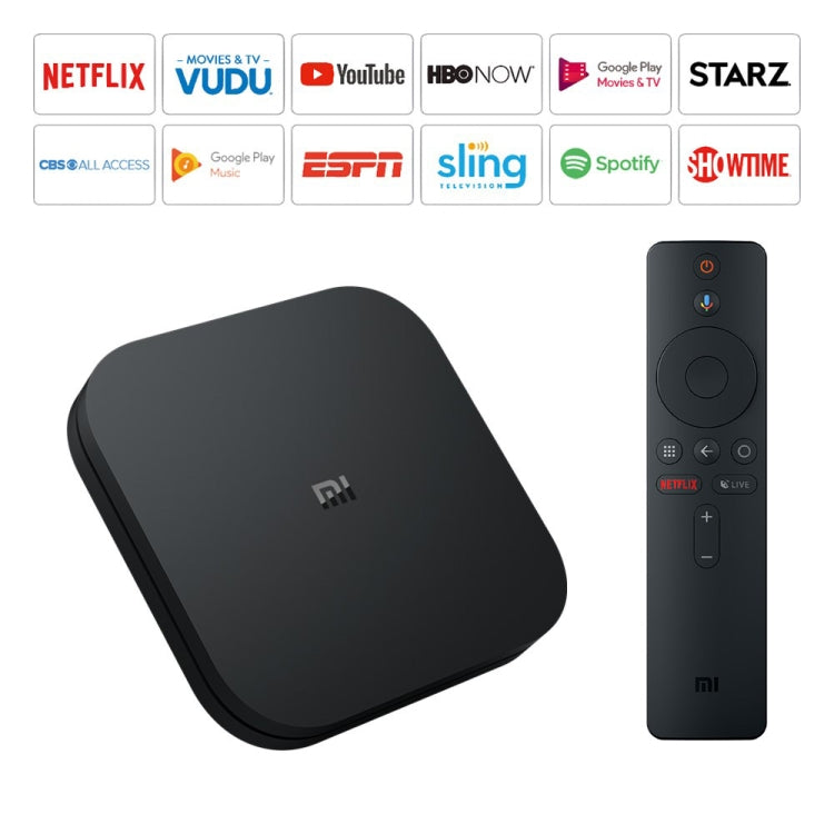Xiaomi TV Box S 2nd Gen 4K HDR Google TV Streaming Media Player EU Version - Black - mosaccessories