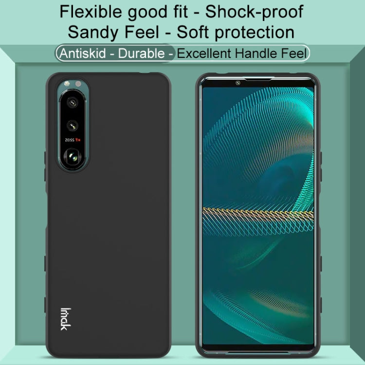 Imak UC-3 Series Frosted Black TPU Case - For Sony Xperia 5 III at MosAccessories