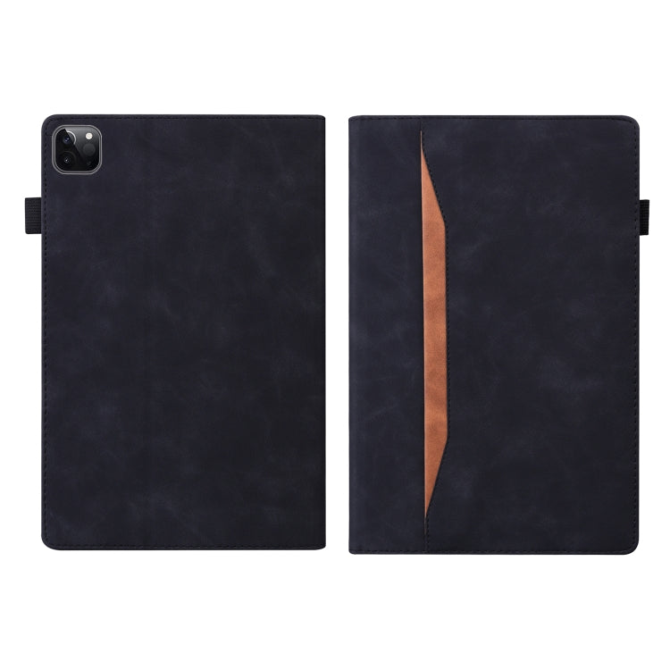 Business Shockproof Horizontal Flip PU Leather Black Tablet Case - For iPad Pro 12.9" (2022) / (2021) / (2020) - MosAccessories.co.uk