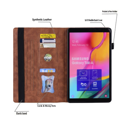 Business Shockproof Horizontal Flip PU Leather Brown Tablet Case - For iPad Pro 12.9" (2022) / (2021) / (2020) - MosAccessories.co.uk