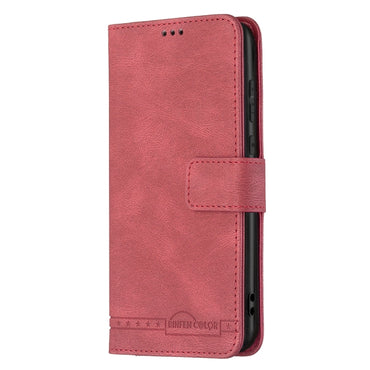 Magnetic Clasp RFID Blocking Anti-Theft PU Leather Wallet Case - For Samsung Galaxy A21s - mosaccessories