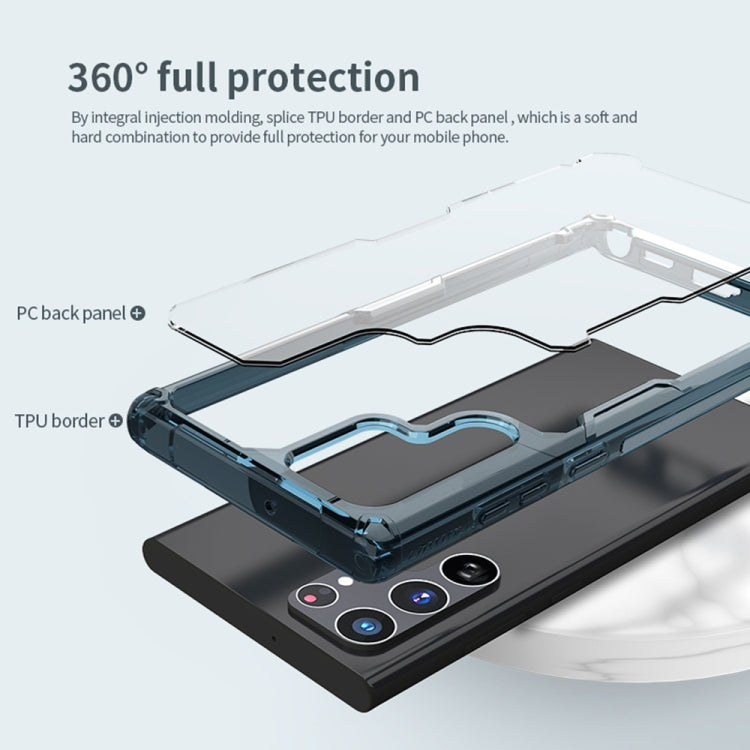 Nillkin Nature Pro TPU + PC Clear Case - For Samsung Galaxy S22 Ultra - mosaccessories