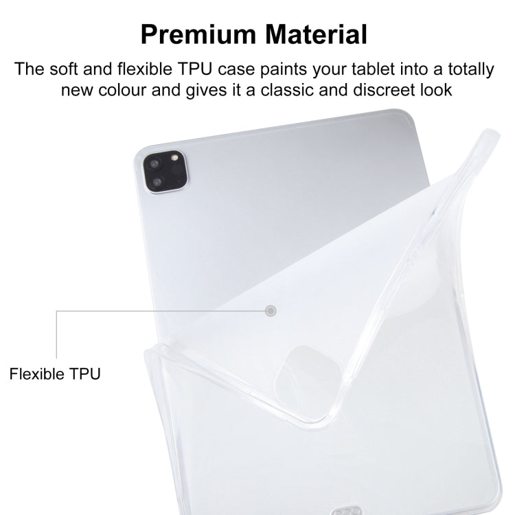 TPU Tablet Frosted Clear Case For iPad Pro 12.9" (2022) / (2021) / (2020) / (2018) - MosAccessories.co.uk